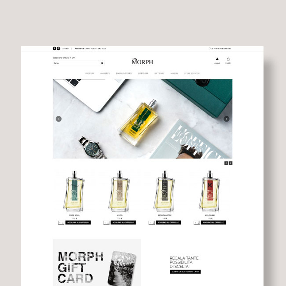 morph parfum homepage